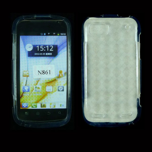 Wholesale TPU Gel Case for ZTE Warp Sequent / N861 (Clear)